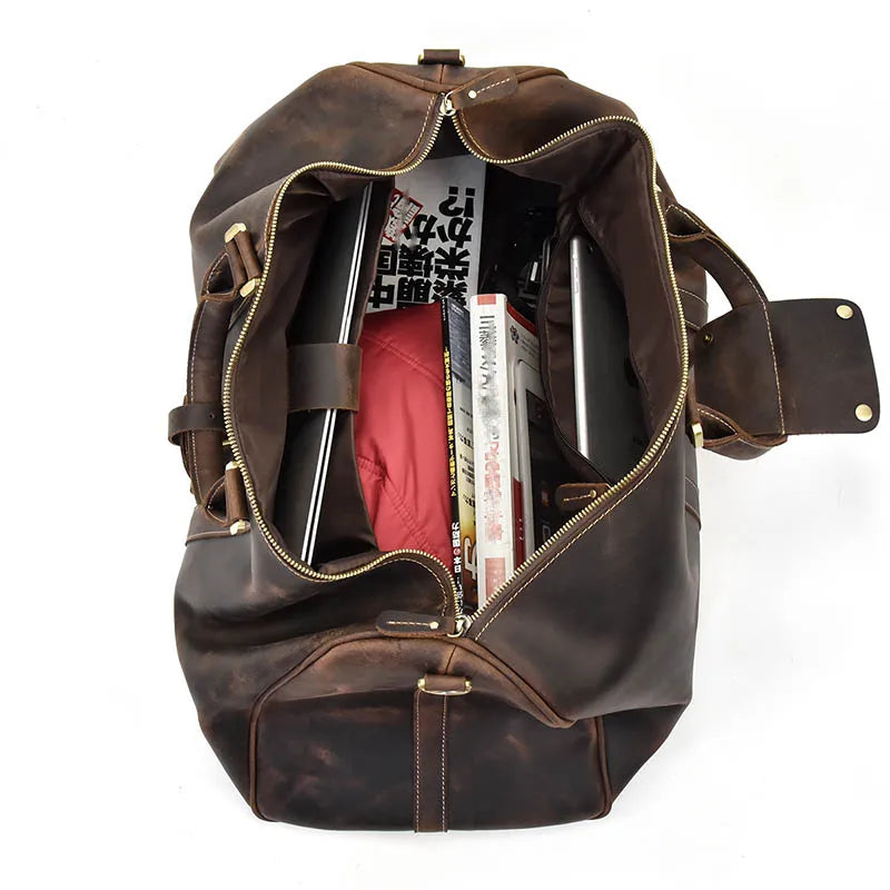 Vintage Men Genuine Leather Bag