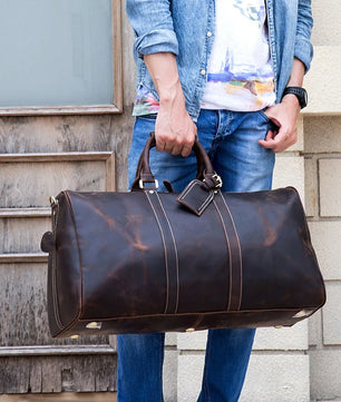 Vintage Men Genuine Leather Bag