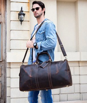 Vintage Men Genuine Leather Bag