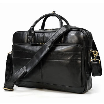 oil leather black