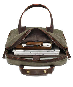 Canvas Laptop Briefcase