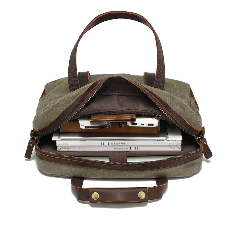 Canvas Laptop Briefcase