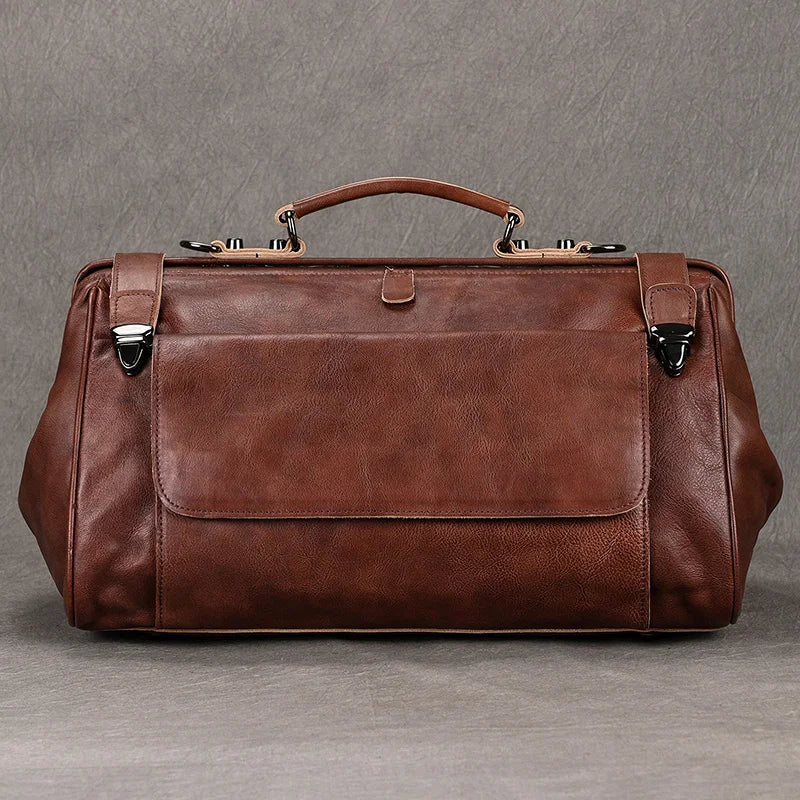 Luxury Style Leather Luggage Bag