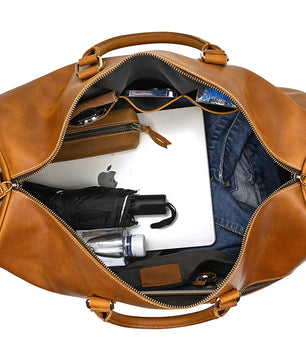Vintage Leather Travel Bag