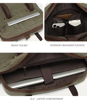 Canvas Laptop Briefcase