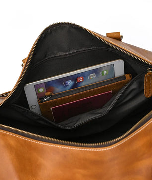 Vintage Leather Travel Bag