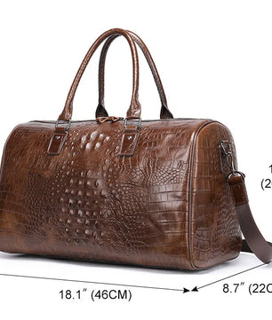Real Leather Weekend Bag