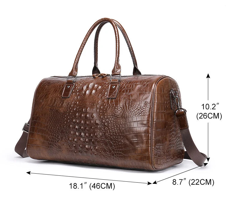 Real Leather Weekend Bag