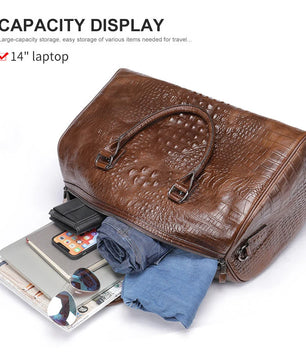 Real Leather Weekend Bag