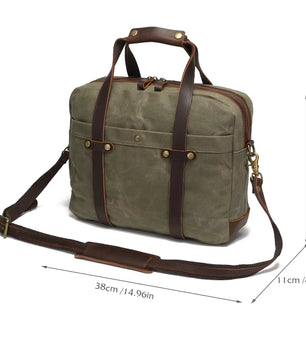 Canvas Laptop Briefcase