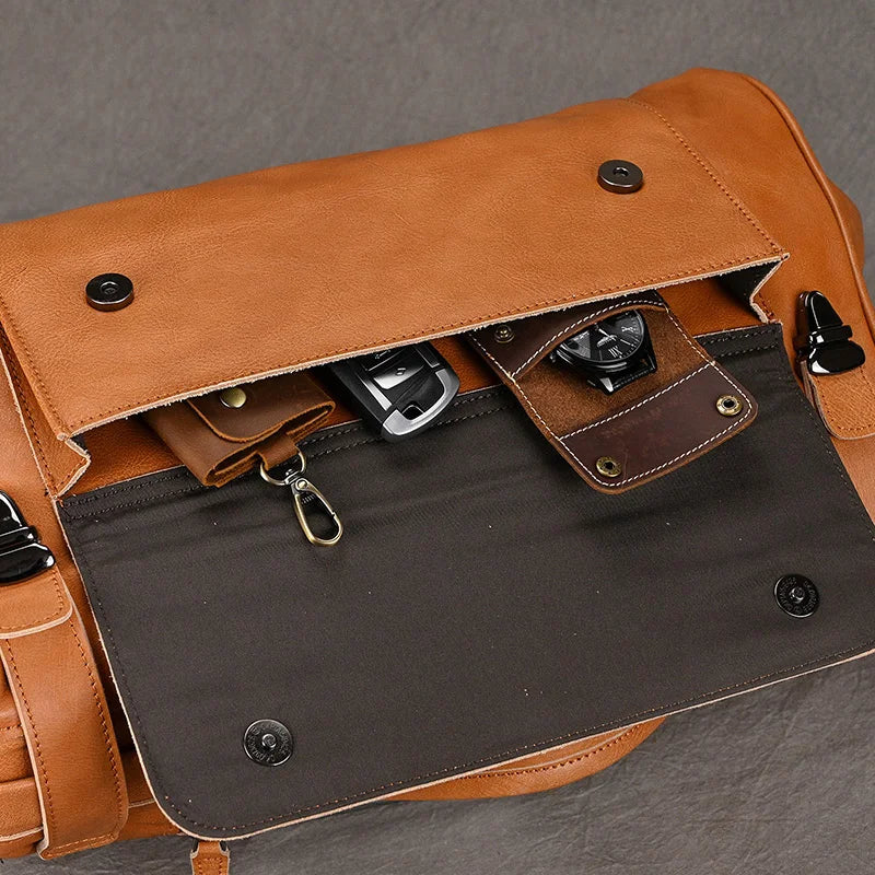 Luxury Style Leather Luggage Bag