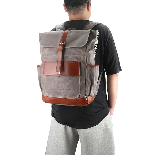 Waxed Canvas Rucksack