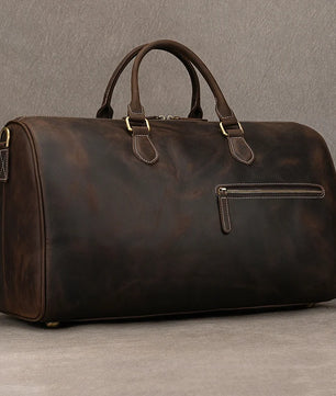 Vintage Leather Travel Bag