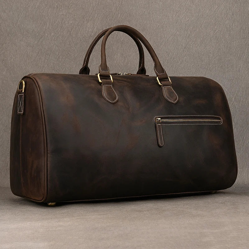 Vintage Leather Travel Bag