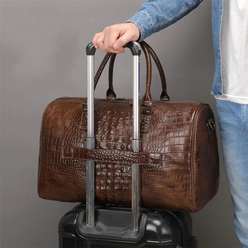 Real Leather Weekend Bag