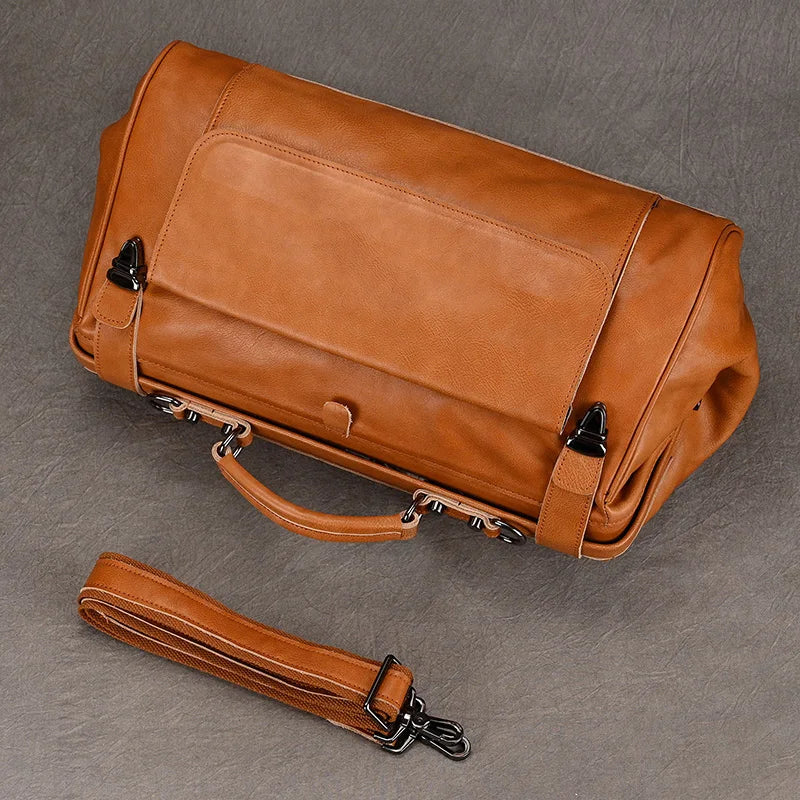 Luxury Style Leather Luggage Bag