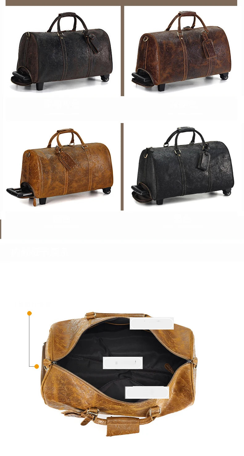 Luggage Trolley Bag With Wheels