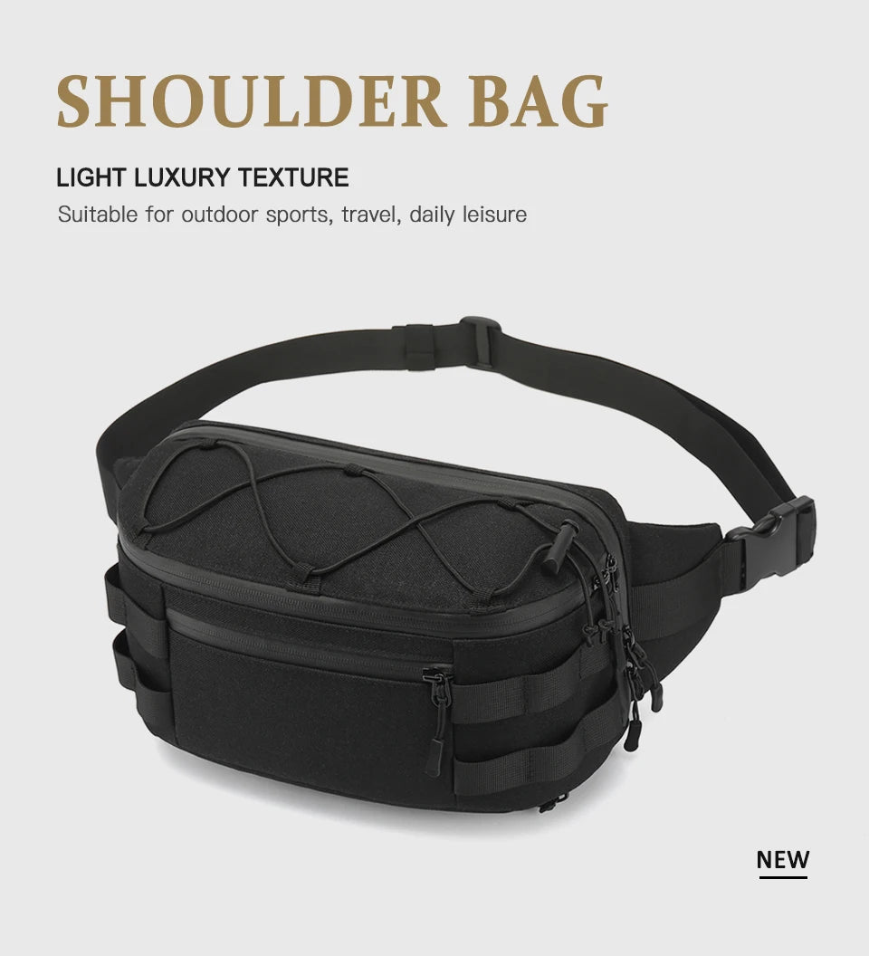 Men Chest Pack Belt Bag