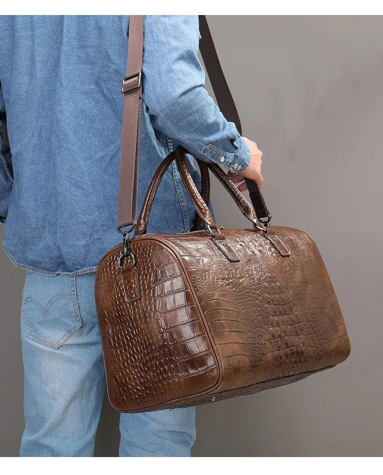 Real Leather Weekend Bag