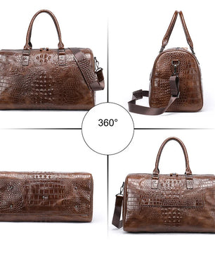 Real Leather Weekend Bag