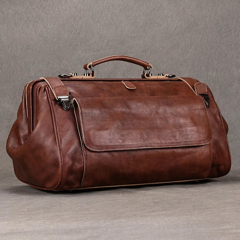 Luxury Style Leather Luggage Bag