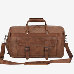 Leather Duffle Handbag