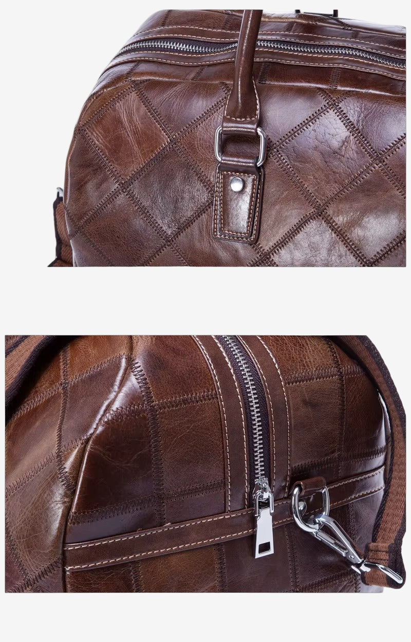 Vintage Cow Leather Travel bag