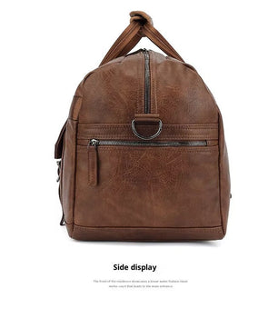 Leather Duffle Handbag