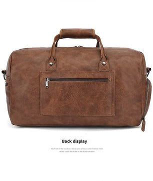 Leather Duffle Handbag
